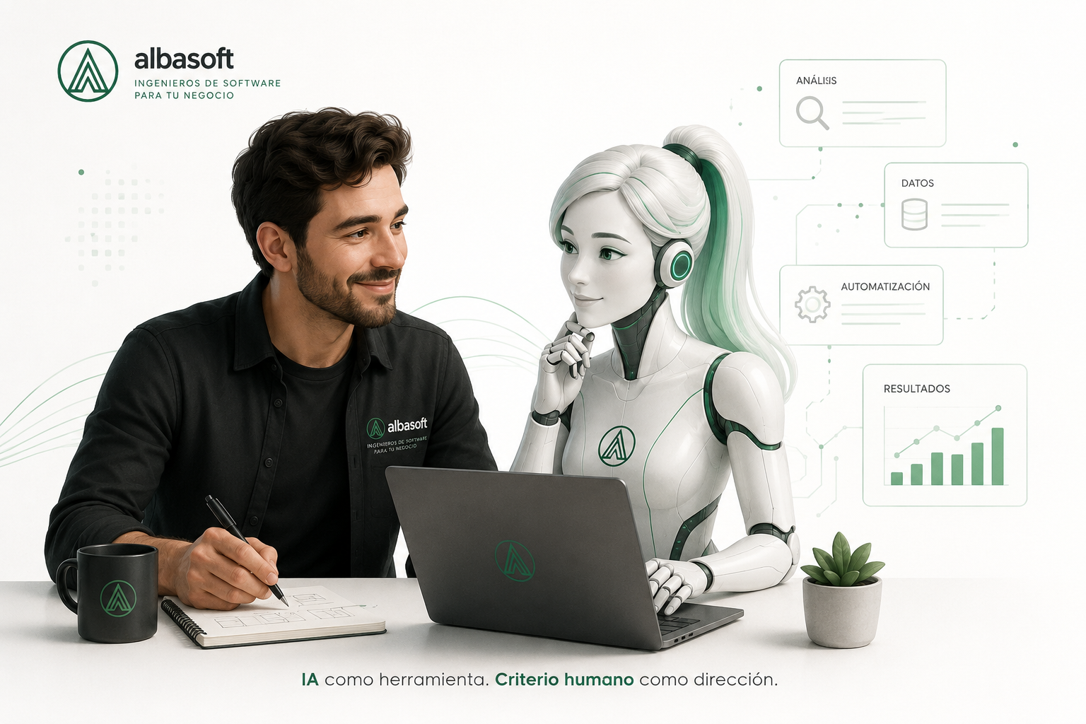 IA como herramienta, criterio humano como dirección — Tecnología con propósito